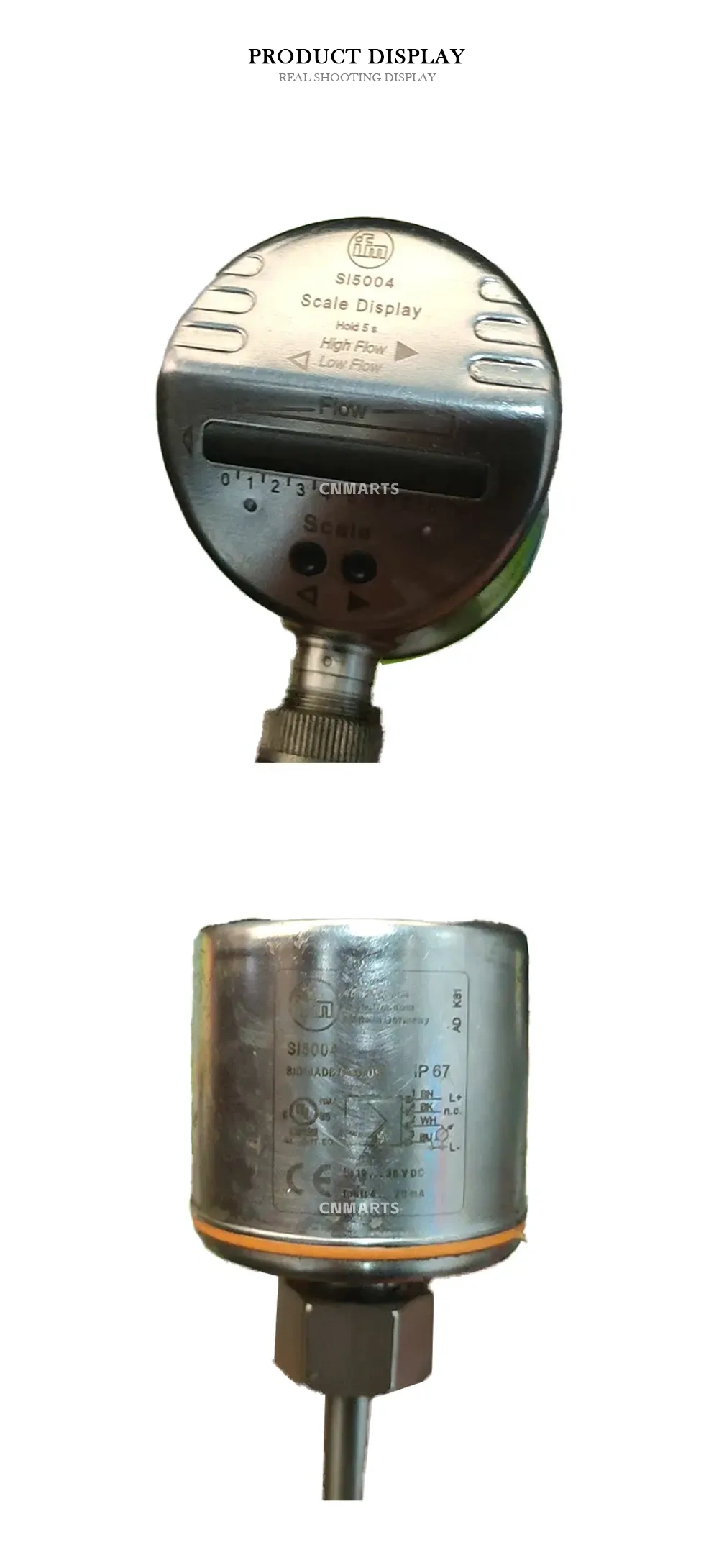 ifm SI5004 Flow Sensor with Scale Display Description